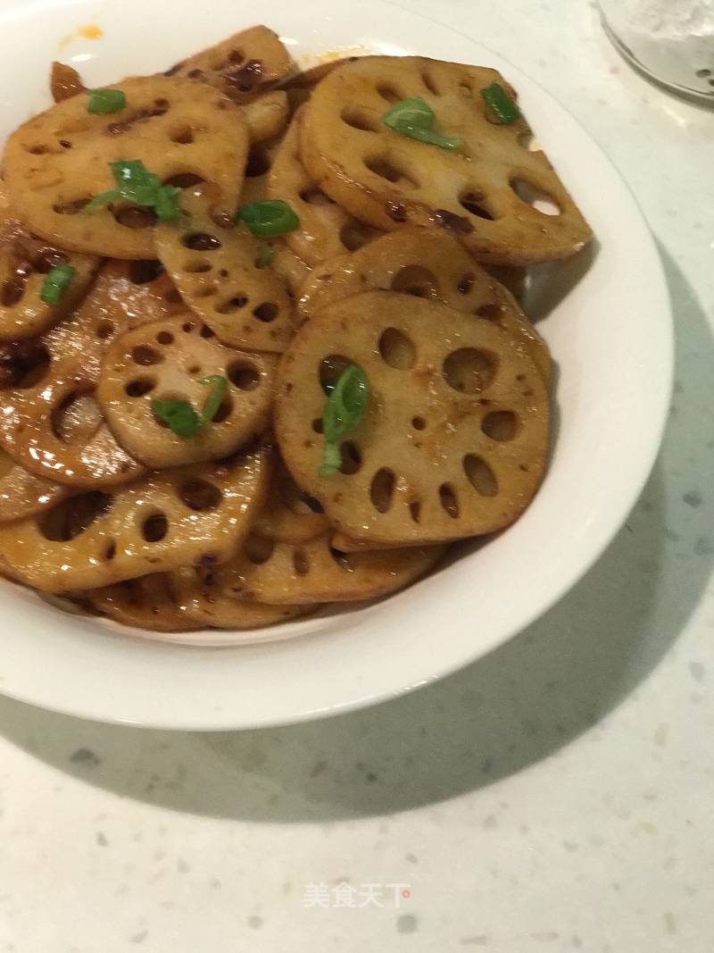 Dry Pot Lotus Root Slices recipe