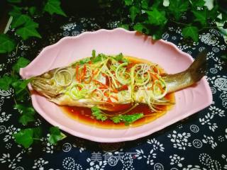 Oil Splashed Sea Bass recipe