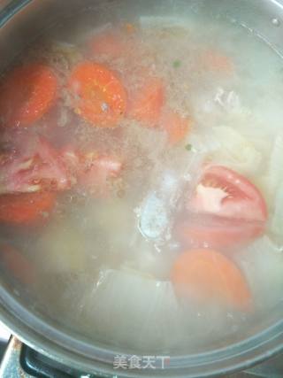 Stewed Keel with Mixed Vegetables. recipe