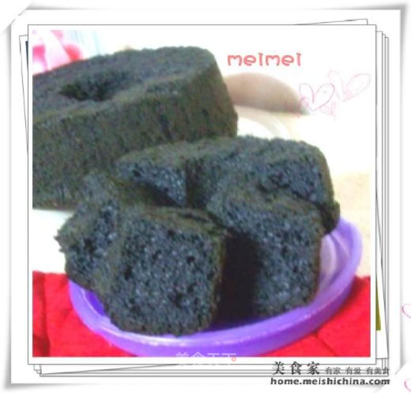 Bamboo Charcoal Powder is Great for Detoxification @@竹炭戚风 recipe