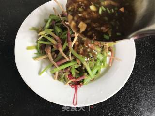 Spinach Root in Oyster Sauce recipe