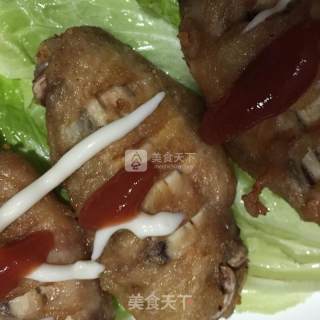 Sweet and Sour Fried Chicken Wings recipe