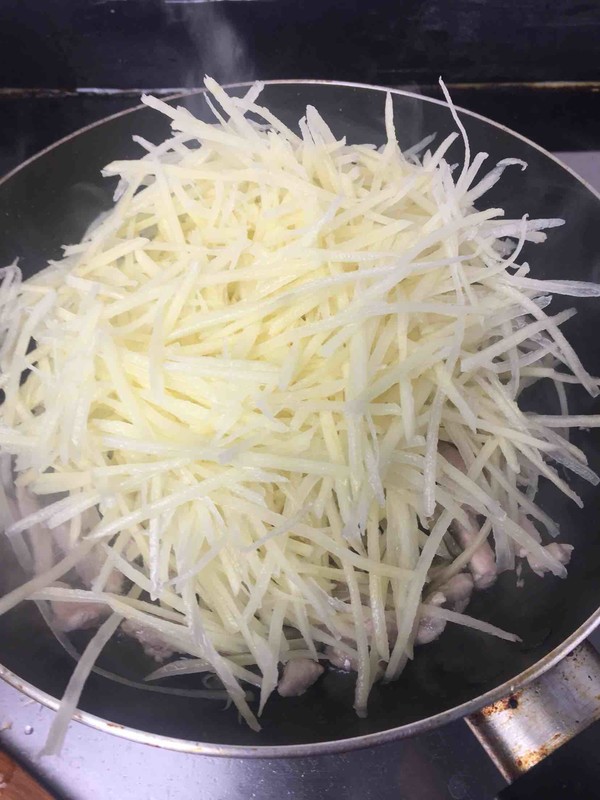 Toon Omelet Rolled Potato Shreds recipe