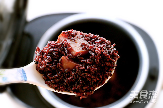 Purple Rice and Sweet Potato Braised Rice recipe