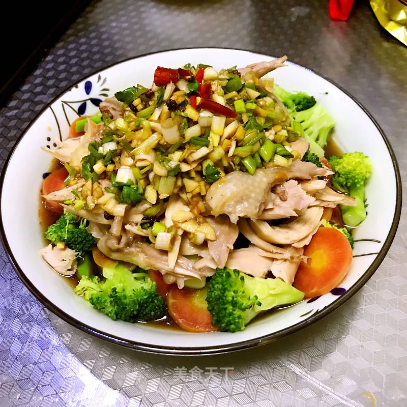 Chicken Shredded with Chilli Pepper recipe