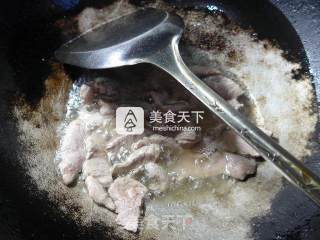 Stir-fried Rice Cake with Tenderloin and Greens recipe