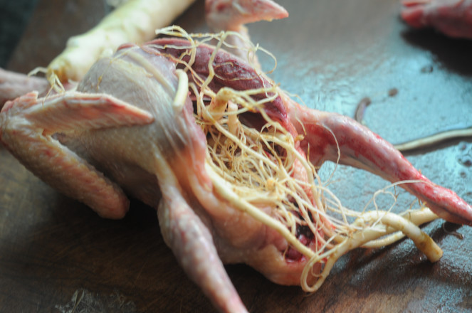 Stewed Quail with Ginseng recipe