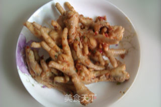 Family Red Oil Chicken Feet recipe