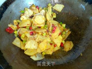 Spicy Potato Chips recipe