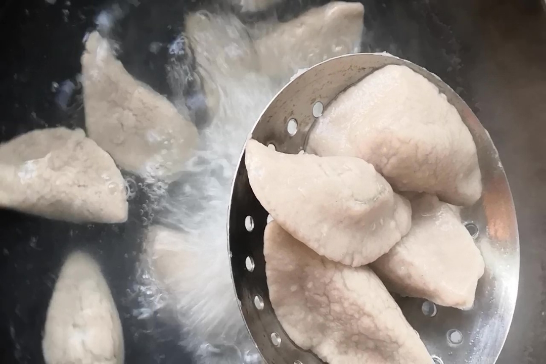 Buckwheat Dumplings with Pork Stuffing recipe