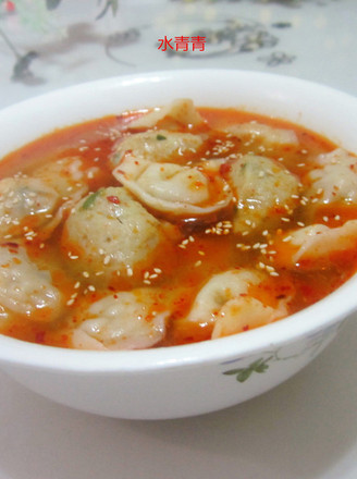 Meatball Wonton---homemade Snack recipe