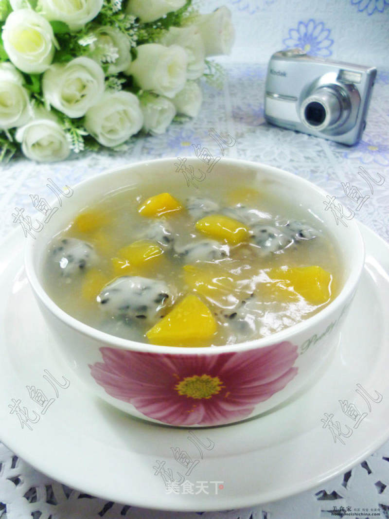 Yellow Peach Imitation Dragon Fruit Soup recipe