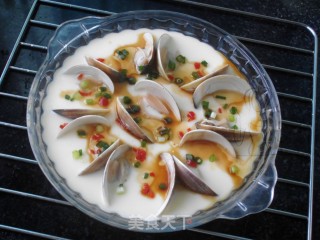 Steamed Egg with Clams recipe