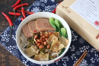 Luncheon Meat Version of Snail Noodles recipe