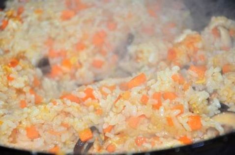 Salted Egg Yolk Fried Rice recipe
