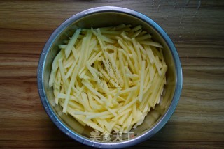 Hot and Sour Potato Shreds recipe