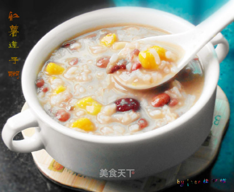 Sweet Potato and Lotus Seed Porridge recipe