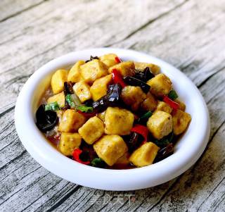 Stir-fried Tofu with Soy Sauce recipe