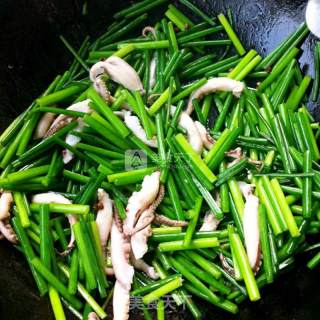 Chives and Octopus recipe