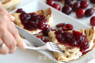 Cherry Crepes recipe