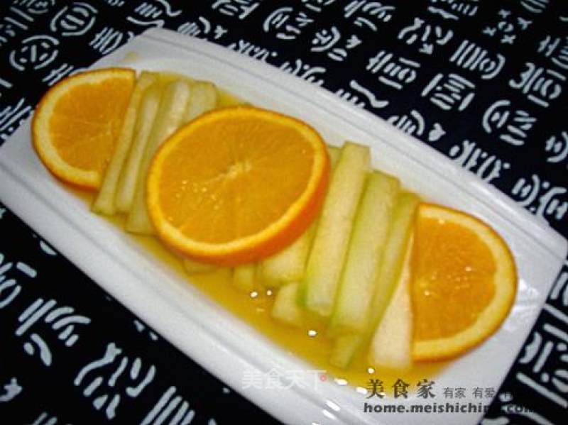 Winter Melon with Orange Juice recipe
