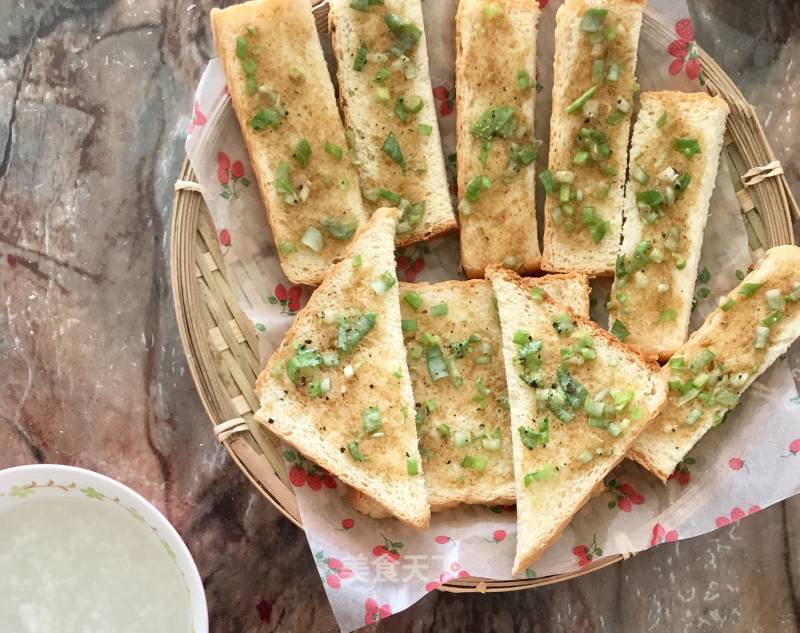 Cumin Scallion Toast Strips recipe