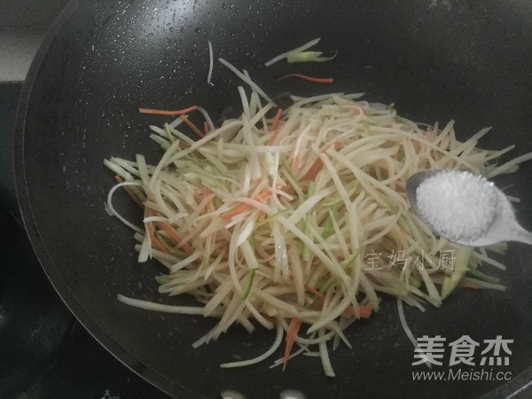 Hot and Sour Potato Shreds recipe