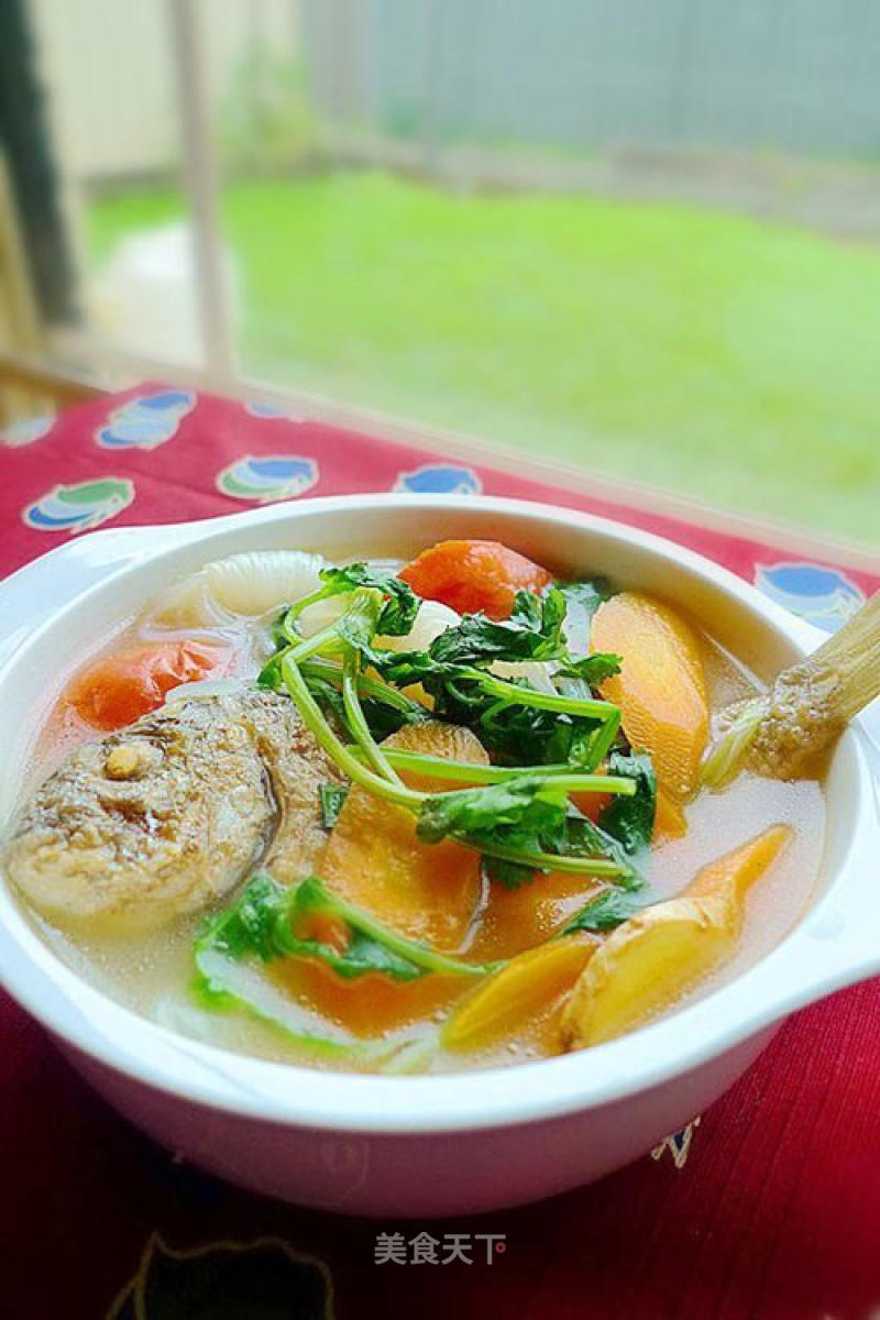 Mixed Vegetable Fish Soup recipe