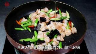 Delicacy that Novices Can Make [asparagus Fried Shrimp] recipe