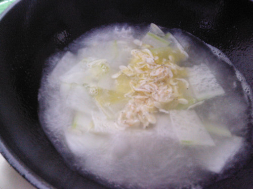 Winter Melon, Shrimp and Tofu Soup recipe