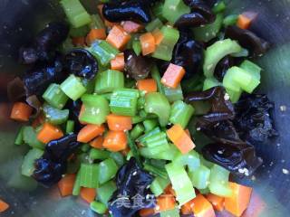 Vegetarian Three Diced Mixed Fungus recipe