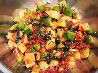 Fruit Radish Kimchi recipe