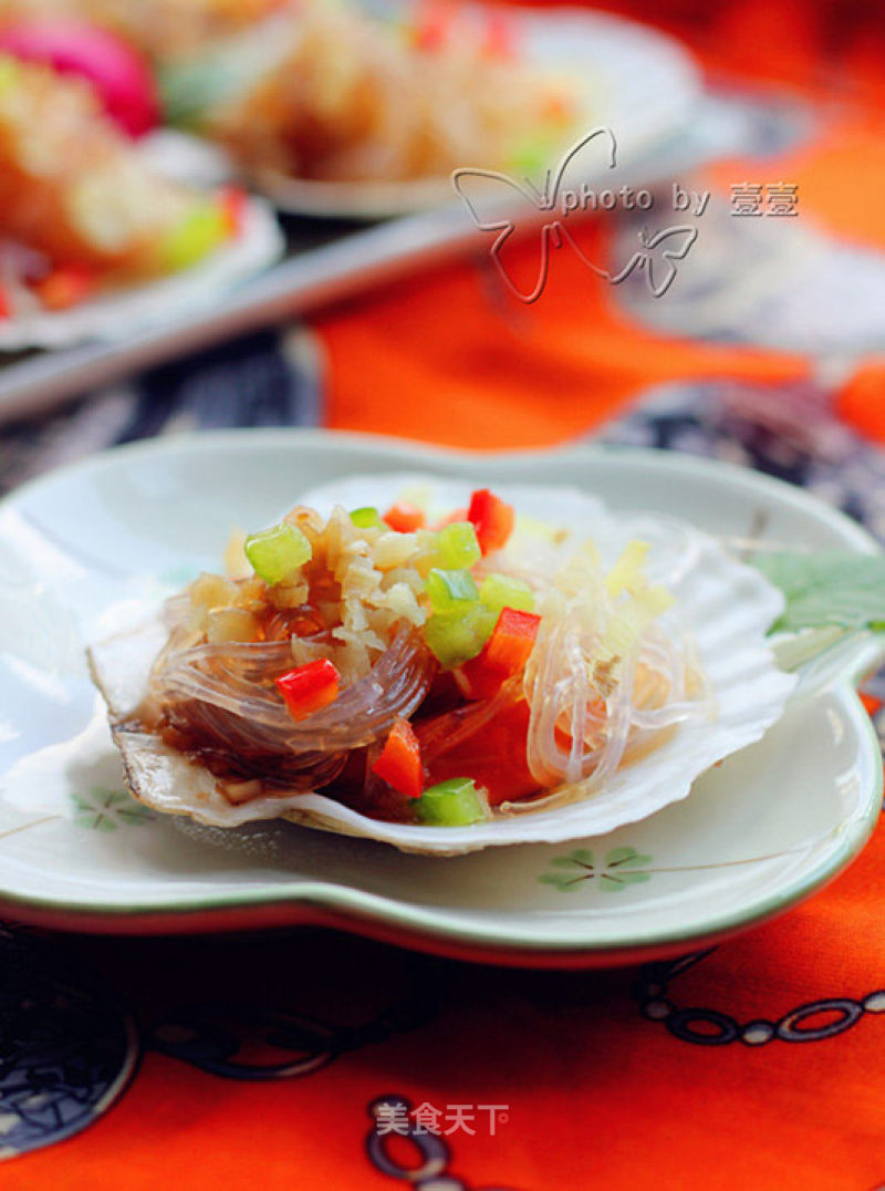 Steamed Scallops with Garlic Vermicelli recipe