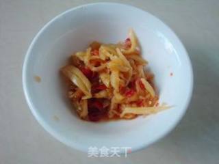 Sour Ginger Mixed with Green Bamboo Shoots recipe