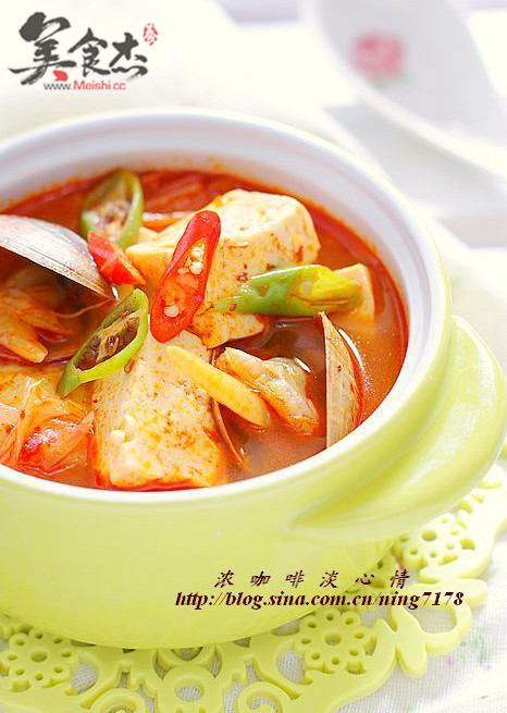 Korean Spicy Tofu Soup recipe