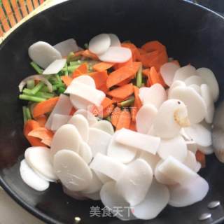 Vegetarian Fried Rice Cake recipe