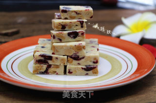 Cranberry Peanut Nougat recipe