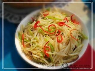 Hot and Sour Potato Shreds recipe