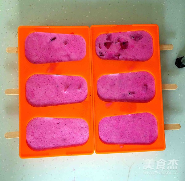 Red Dragon Fruit Popsicle recipe