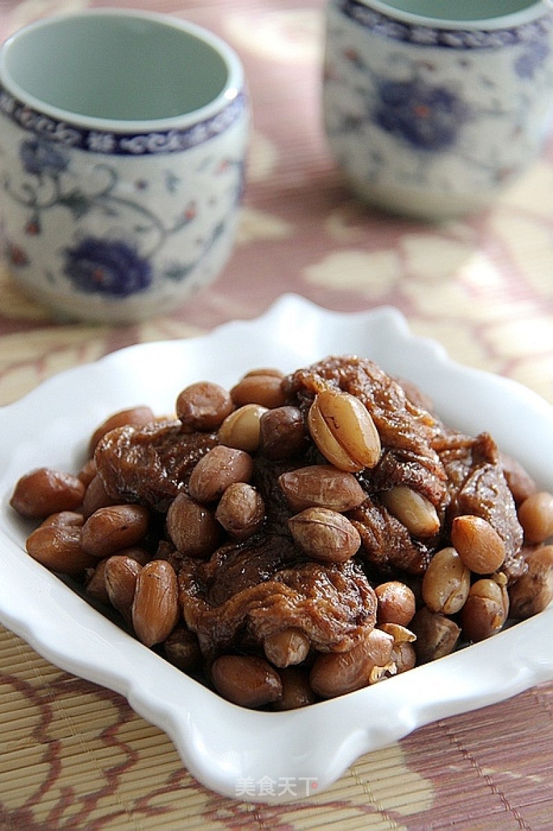 Taiwanese-style Side Dishes, Peanut Braised Gluten recipe