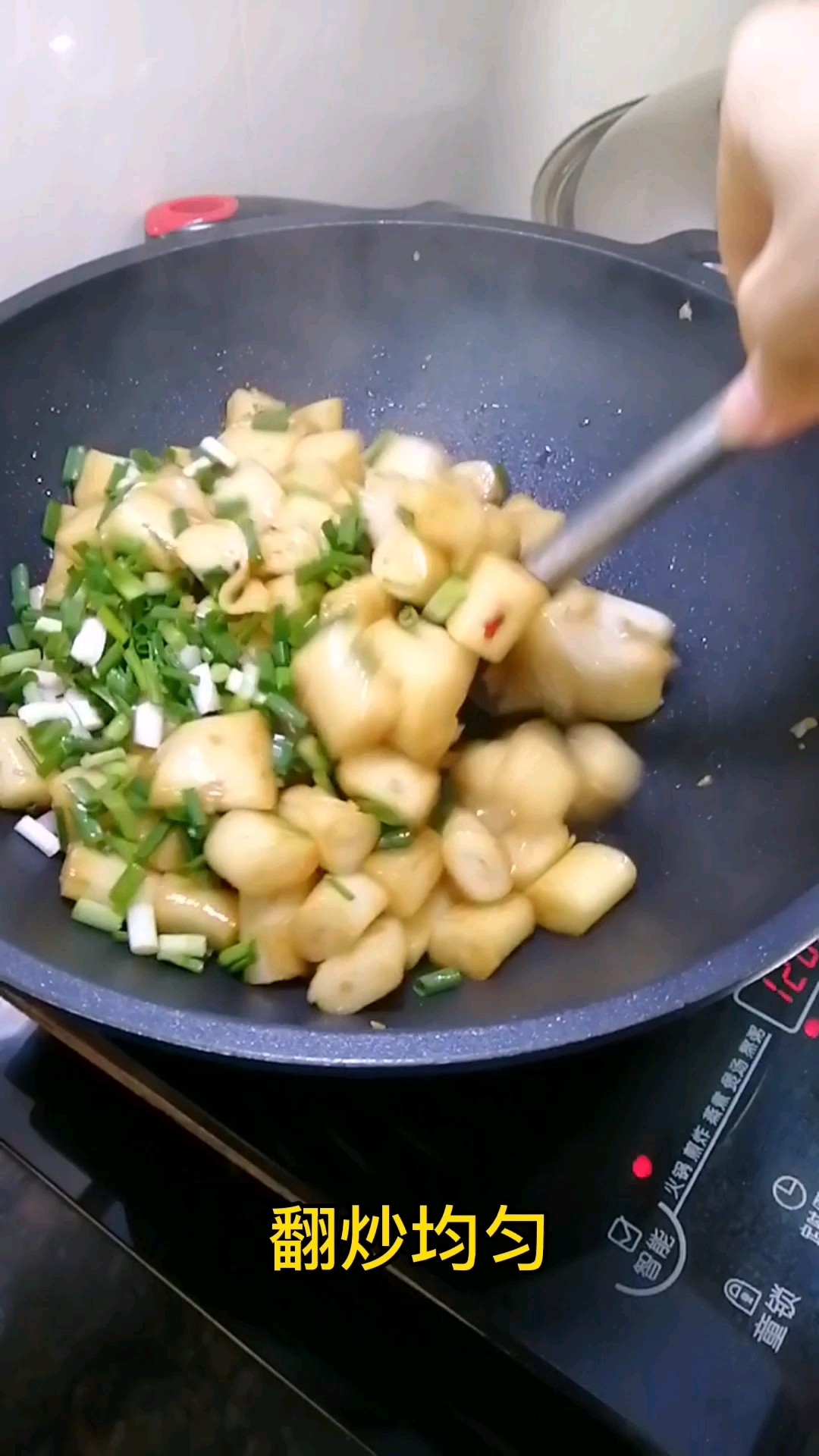 Stir-fried Rice Noodles with Chopped Green Onion recipe