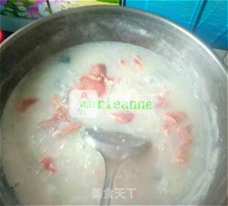 Congee with Preserved Egg and Lean Meat recipe