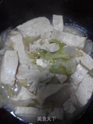 Tofu Stewed with Cabbage recipe