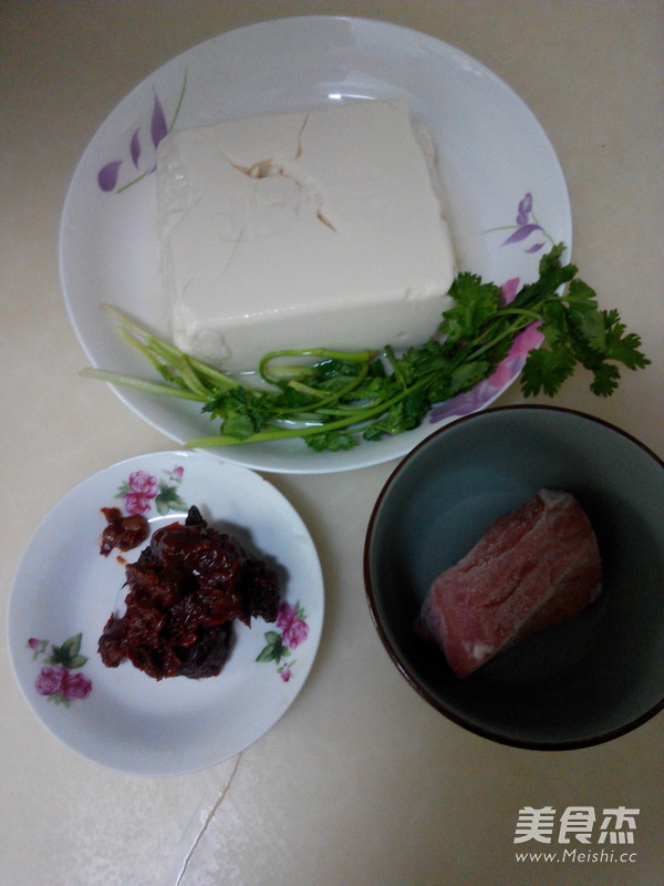 Flavored Minced Pork Tofu recipe