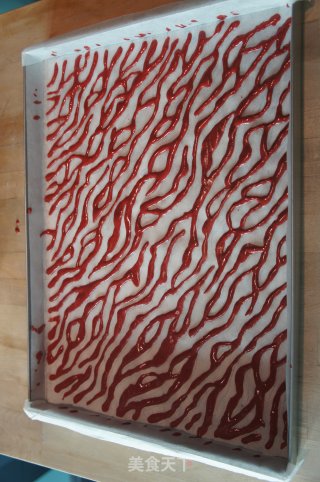 [my Baking Time] Careful Machine for Loving Beautiful Zebras---red and Green Zebra Pattern Cake Rolls recipe