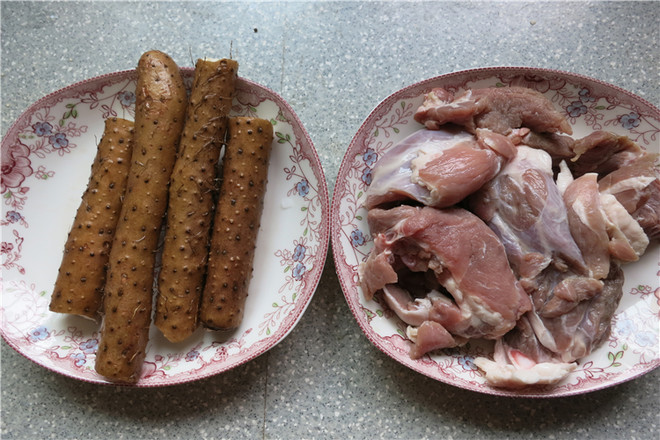 When Tendon Meat Meets Yam Stick recipe