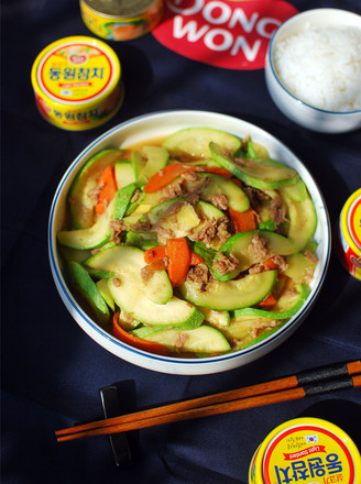 Stir-fried Yunnan Melon with Tuna recipe