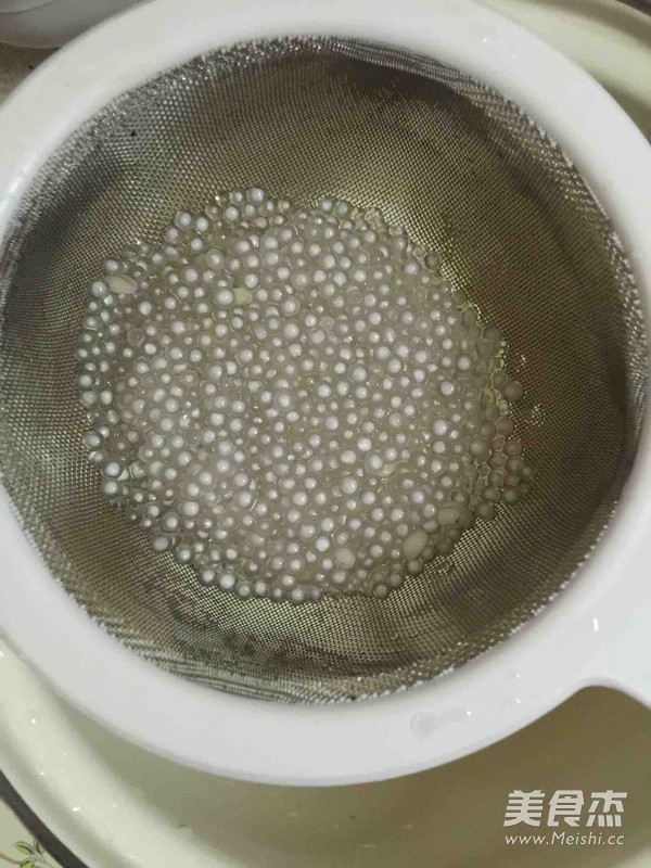 Peach Gum Coconut Sago recipe