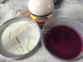 #aca烤明星大赛# Dragon Fruit Yogurt Ice Cream recipe