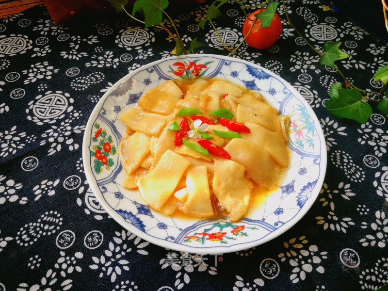 #团圆饭# White Ling Mushroom in Oyster Sauce recipe